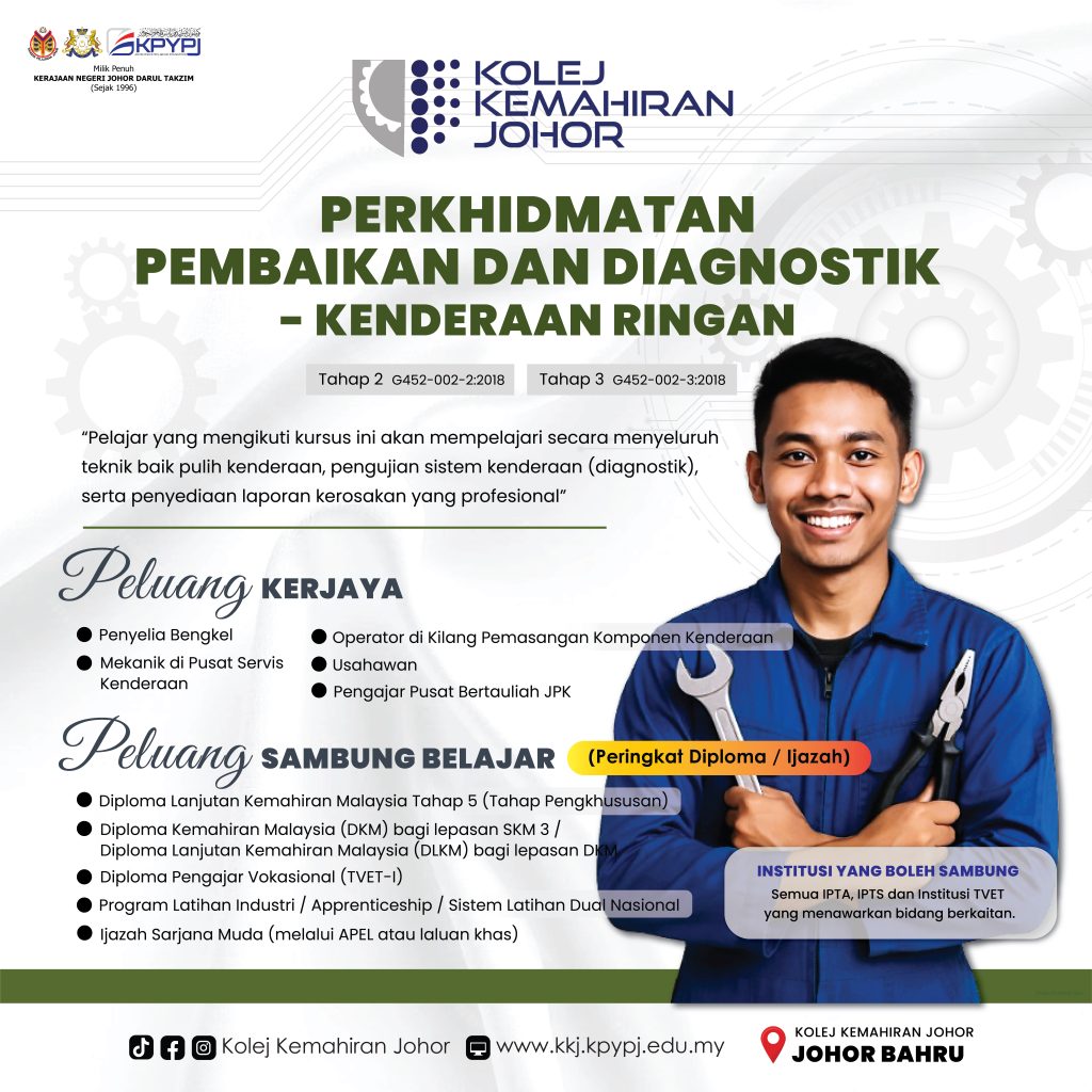 PERKHIDMATAN PEMBAIKAN & DIAGNOSTIK - KENDERAAN RINGAN